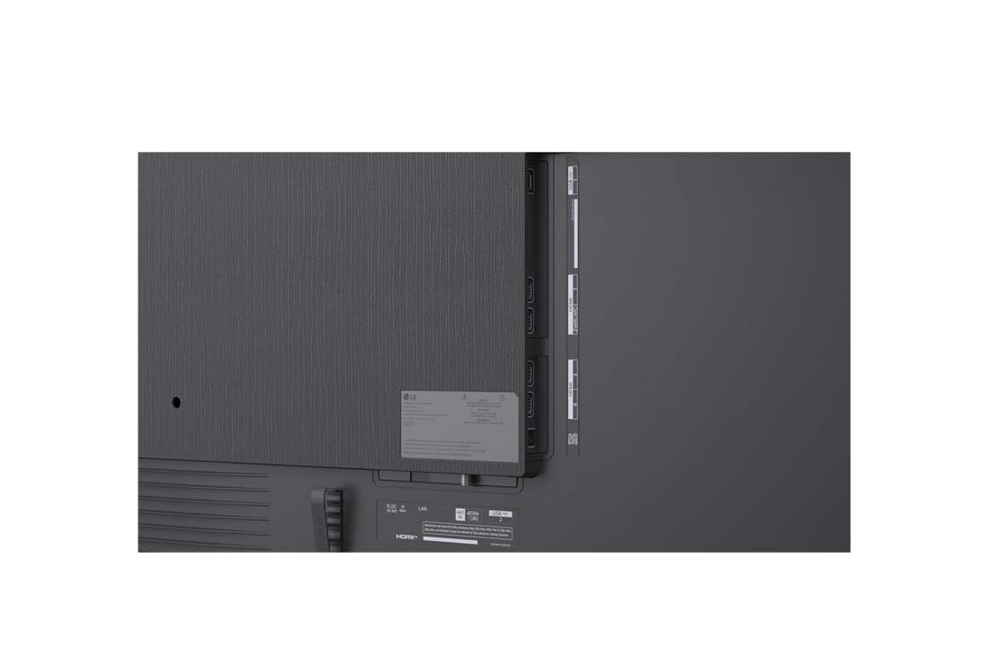 LG 100 colių LG QNED evo AI Mini-LED QNED87 4K išmanusis TV 2026, Itin plonas „LG QNED evo AI QNED85 Mini LED“ pritvirtintas prie sienos šviesioje ir atviroje gyvenamojoje erdvėje; jis sklandžiai susilieja su interjeru; jo ekrane rodomas ryškus ir abstraktus geometr, 100QNED87B3, thumbnail 13