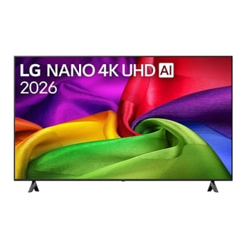 65 col. LG NANO 4K UHD AI NU80 Smart TV 20261