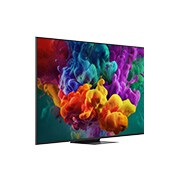 LG 65 colių LG QNED evo AI Mini-LED QNED87 4K išmanusis TV 2026, „LG QNED evo AI QNED85 Mini LED“ Ultra Big TV pritvirtintas prie sienos gyvenamajame kambaryje su kartu džiūgaujančia šeima; jo ekrane rodomas sporto pergalės šventimas; ryškios spalvos ir rafinuota v, 65QNED87B3A, thumbnail 3