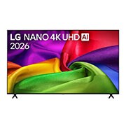 LG 85 col. LG NANO 4K UHD AI NU80 Smart TV 2026, 85 col. LG NANO 4K UHD AI NU80 Smart TV 2026, 85NU800B3LA, thumbnail 1