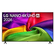 LG 75 col. LG NANO 4K UHD AI NU80 Smart TV 2026, 75 col. LG NANO 4K UHD AI NU80 Smart TV 2026, 75NU800B3LA, thumbnail 1