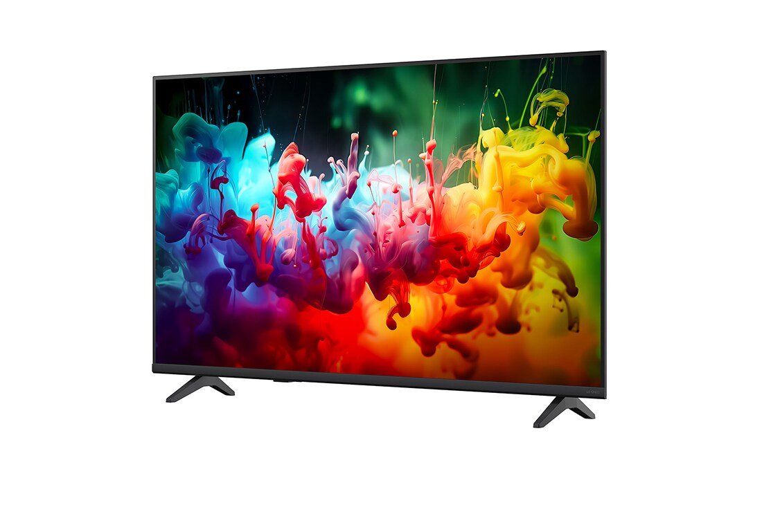 LG 43 colių LG QNED AI Mini-LED QNED70 4K išmanusis TV 2026, 30° side view, 43QNED70B3C, thumbnail 7