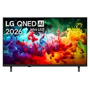 LG 43 colių LG QNED AI Mini-LED QNED70 4K išmanusis TV 2026, front view, 43QNED70B3C, thumbnail 1