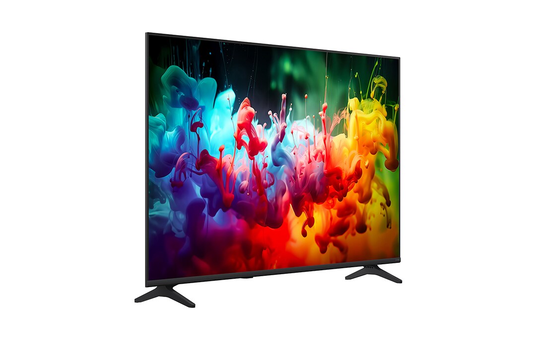LG 50 colių LG QNED AI Mini-LED QNED70 4K išmanusis TV 2026, -45° side view, 50QNED70B3C, thumbnail 5