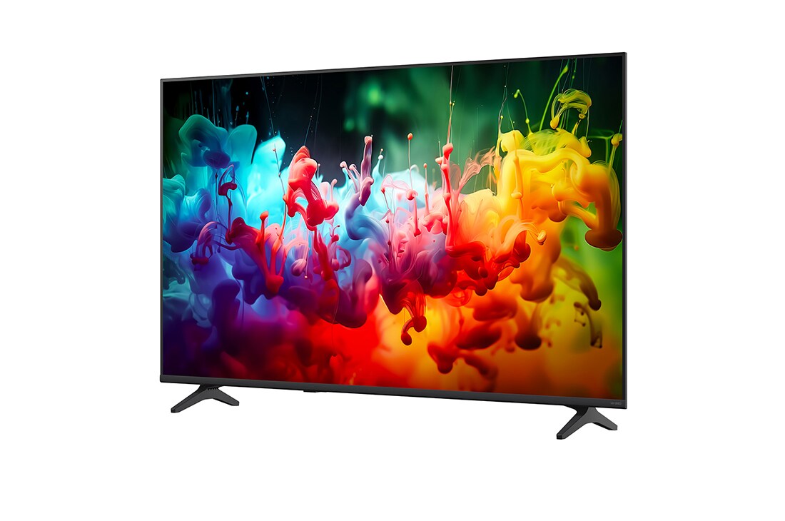 LG 50 colių LG QNED AI Mini-LED QNED70 4K išmanusis TV 2026, 30° side view, 50QNED70B3C, thumbnail 7