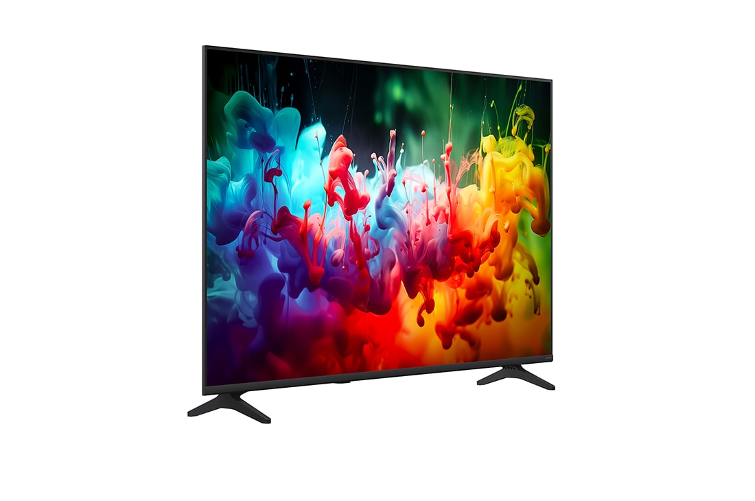 LG 55 colių LG QNED AI Mini-LED QNED70 4K išmanusis TV 2026, -45° side view, 55QNED70B3C, thumbnail 5