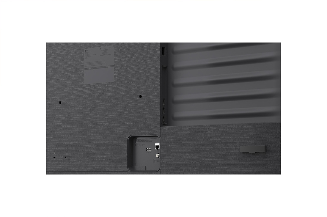 LG 55 colių LG QNED AI Mini-LED QNED70 4K išmanusis TV 2026, back side, 55QNED70B3C, thumbnail 12