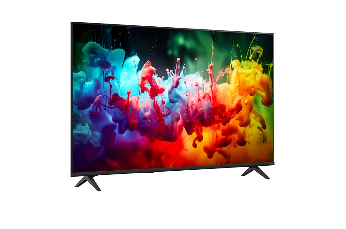 LG 55 colių LG QNED AI Mini-LED QNED72 4K išmanusis TV 2026, -30° side view, 55QNED72B3B, thumbnail 4