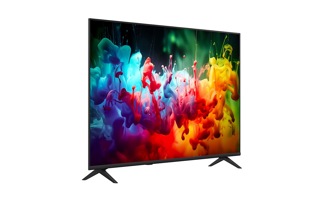 LG 55 colių LG QNED AI Mini-LED QNED72 4K išmanusis TV 2026, -45° side view, 55QNED72B3B, thumbnail 5