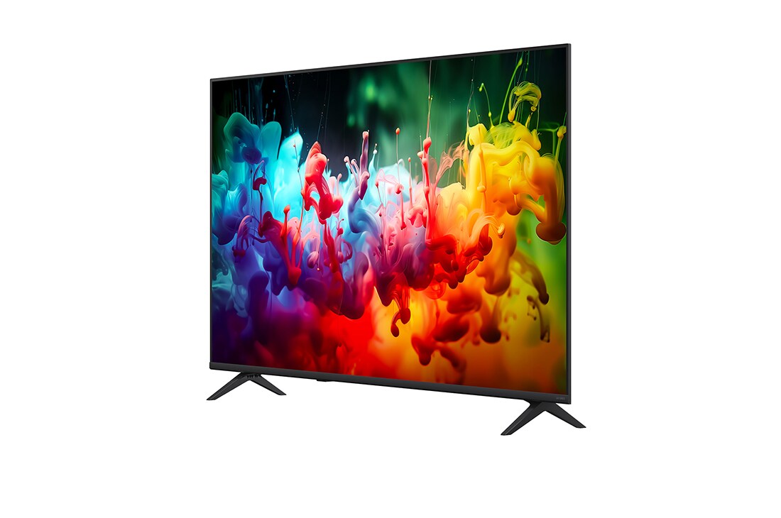 LG 55 colių LG QNED AI Mini-LED QNED72 4K išmanusis TV 2026, 45° side view, 55QNED72B3B, thumbnail 6