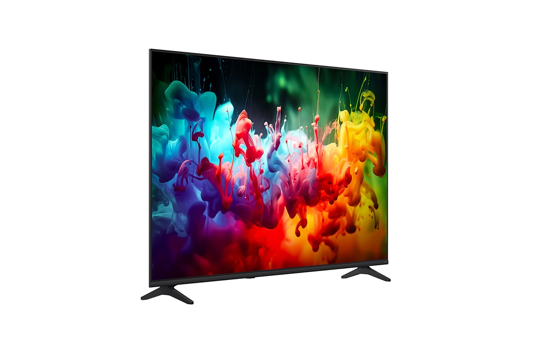 LG 65 colių LG QNED AI Mini-LED QNED70 4K išmanusis TV 2026, -45° side view, 65QNED70B3C, thumbnail 5