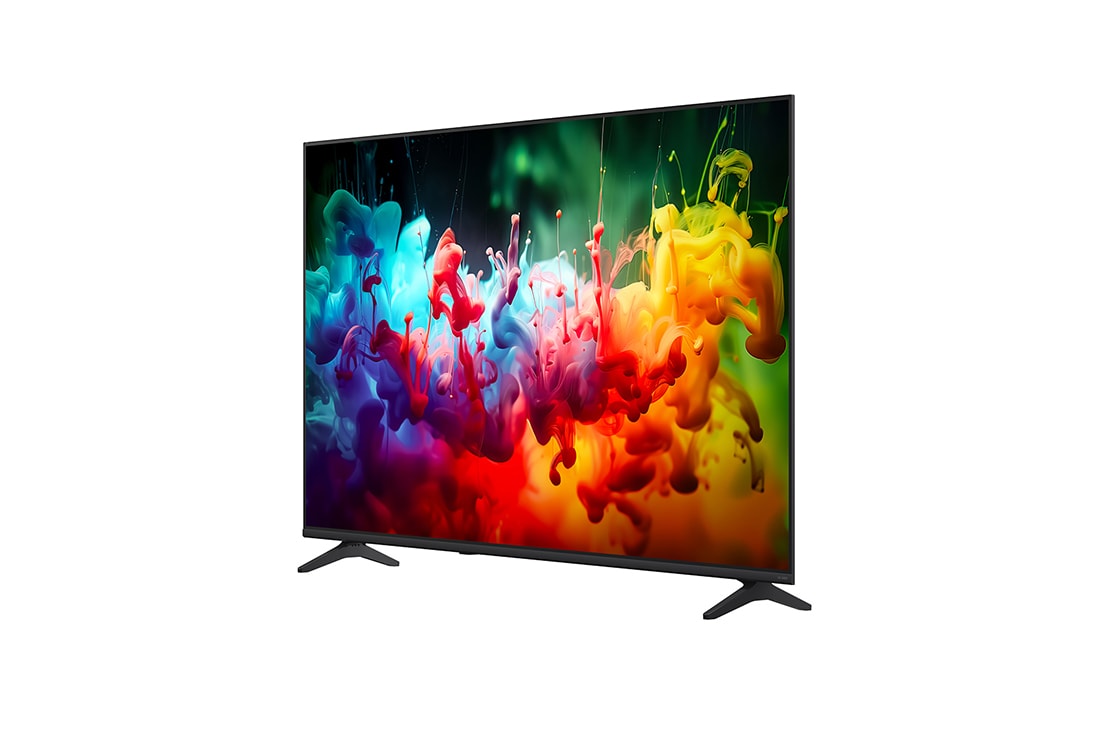 LG 65 colių LG QNED AI Mini-LED QNED70 4K išmanusis TV 2026, 45° side view, 65QNED70B3C, thumbnail 6