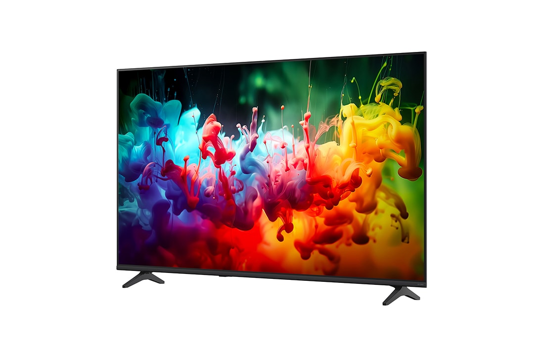 LG 65 colių LG QNED AI Mini-LED QNED70 4K išmanusis TV 2026, 30° side view, 65QNED70B3C, thumbnail 7