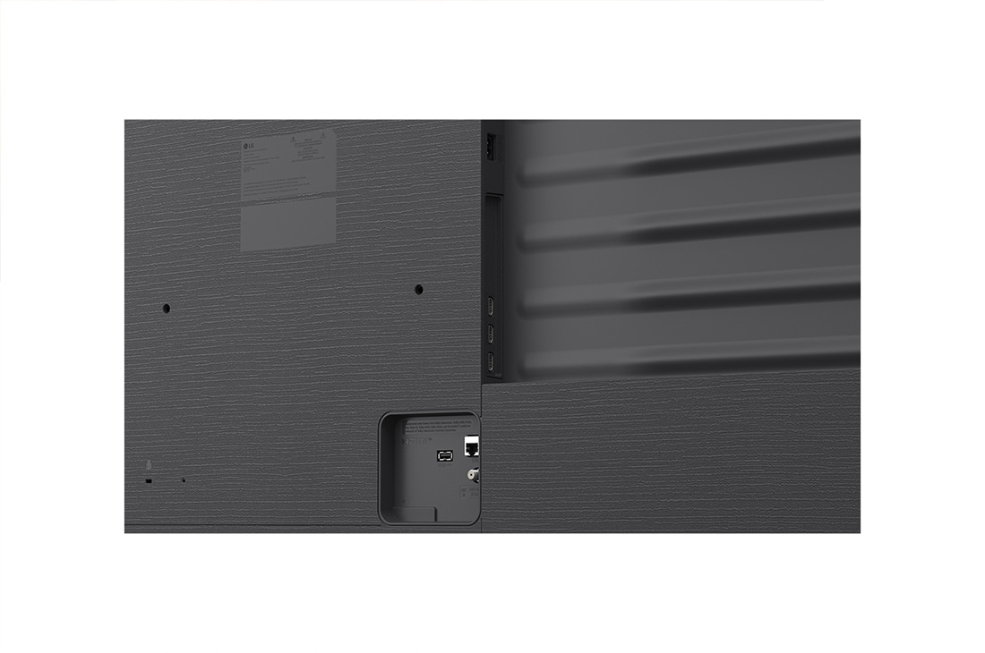 LG 65 colių LG QNED AI Mini-LED QNED70 4K išmanusis TV 2026, back side, 65QNED70B3C, thumbnail 12