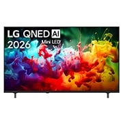LG 65 colių LG QNED AI Mini-LED QNED70 4K išmanusis TV 2026, front view, 65QNED70B3C, thumbnail 1