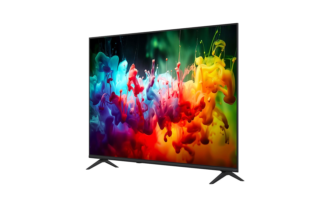 LG 65 colių LG QNED AI Mini-LED QNED72 4K išmanusis TV 2026, 45° side view, 65QNED72B3B, thumbnail 6