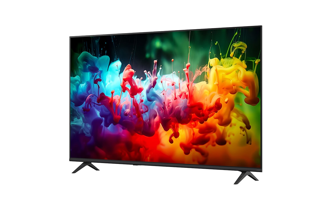 LG 65 colių LG QNED AI Mini-LED QNED72 4K išmanusis TV 2026, 30° side view, 65QNED72B3B, thumbnail 7