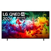 LG 75 colių LG QNED AI Mini-LED QNED70 4K išmanusis TV 2026, front view, 75QNED70B3A, thumbnail 1