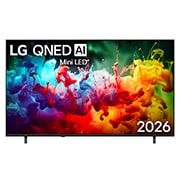 LG 75 colių LG QNED AI Mini-LED QNED72 4K išmanusis TV 2026, front view, 75QNED72B3A, thumbnail 1