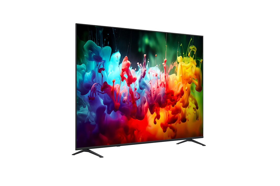 LG 85 colių LG QNED AI Mini-LED QNED72 4K išmanusis TV 2026, -45° side view, 85QNED72B3A, thumbnail 5