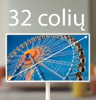 „LG StanbyME 2 Max LX6“ judantis ekranas su 32 colių įstrižainės ekranu rodo apžvalgos rato vaizdą, o didesnis ekranas pagerina mastelį ir vaizdinį aiškumą, kad žiūrėjimo patirtis būtų įtraukiau.