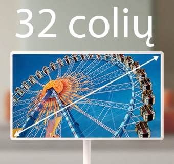 „LG StanbyME 2 Max LX6“ judantis ekranas su 32 colių įstrižainės ekranu rodo apžvalgos rato vaizdą, o didesnis ekranas pagerina mastelį ir vaizdinį aiškumą, kad žiūrėjimo patirtis būtų įtraukiau.