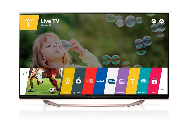 LG 60 colių „Ultra HD“ Smart TV televizorius su „WebOS 2.0“ ir „Harman/Kardon“ sukurtu garsu., 60UF856V