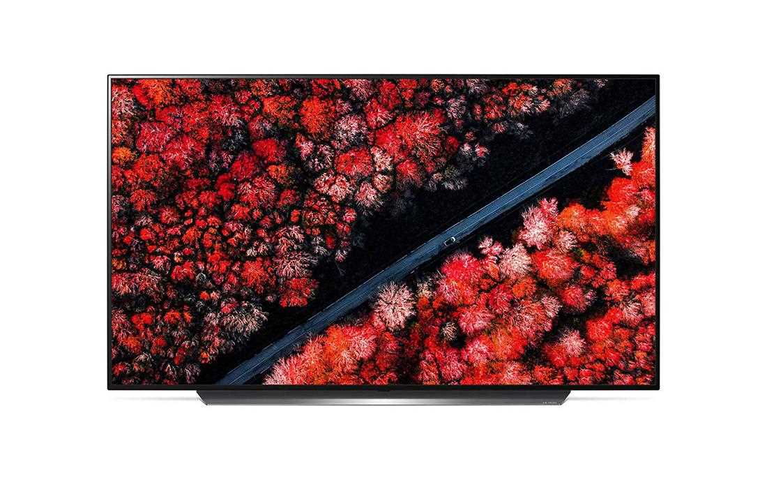 A front view of LG OLED E8 TV.
