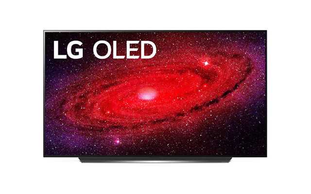 A front image of LG OLED TV 77CX6LA