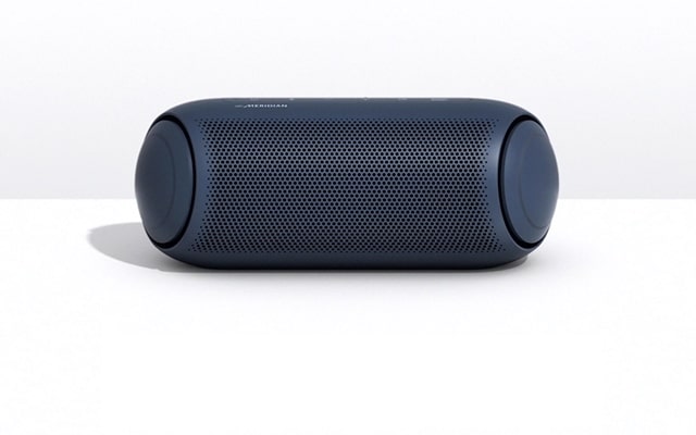 A front image of LG XBOOMGo PL7 Bluetooth Speaker
