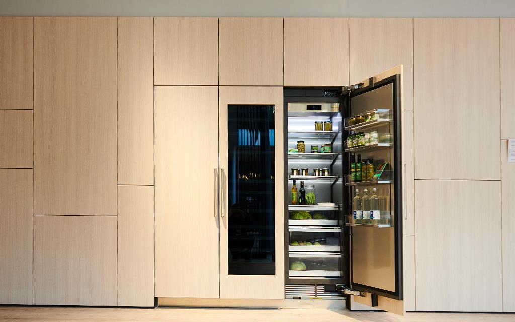 IFA 2018: A refrigerator and wine cellar combination at the SIGNATURE KITCHEN SUITE exhibition for LG