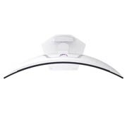 LG  LG UltraGear™ 34 collu OLED 240 Hz WQHD izliektais viedais monitors spēlēm | webOS, 0,03 ms (GtG), 240 Hz, DisplayHDR True Black 400, skats rakursā no aizmugures, 34GX90SA-W, thumbnail 7