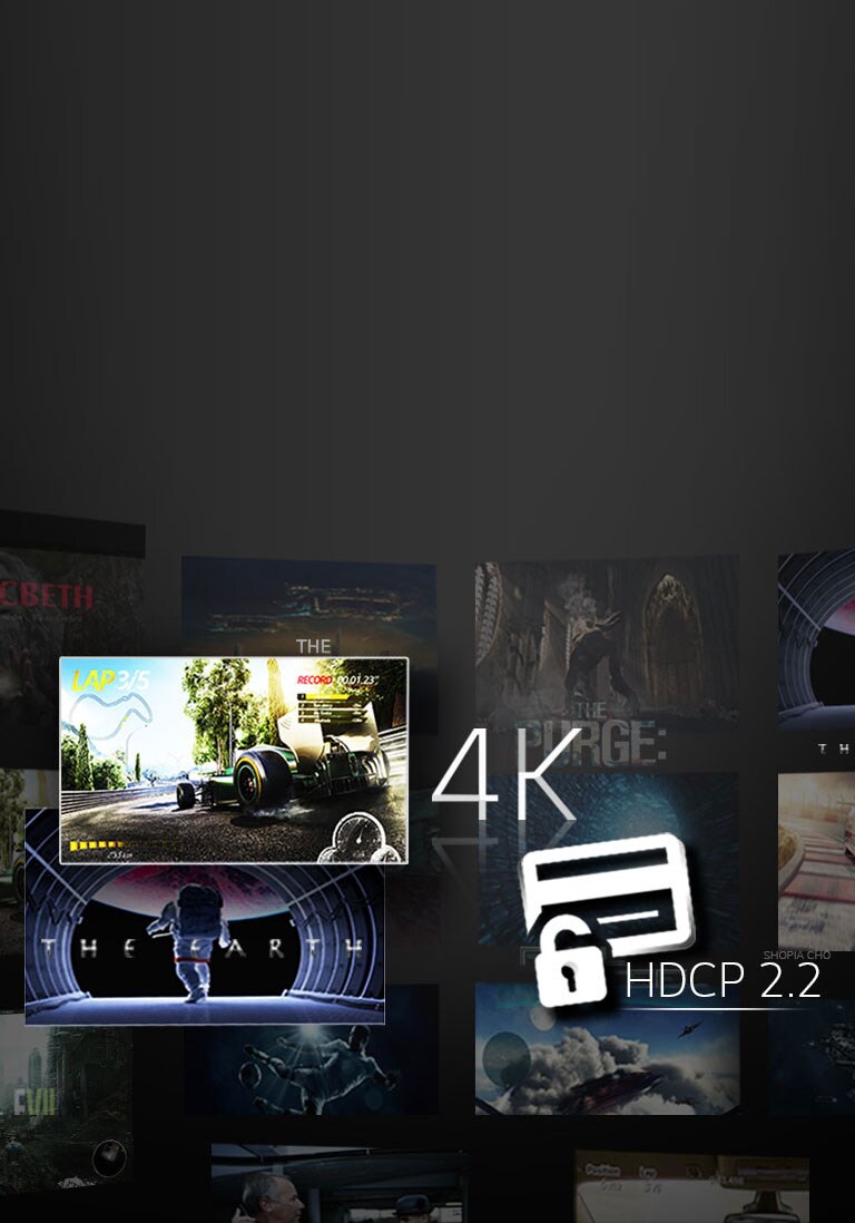 HDCP 2.2 saderība<br>2