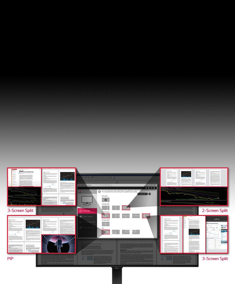 Ekrāna dalīšanas funkcija<br>2