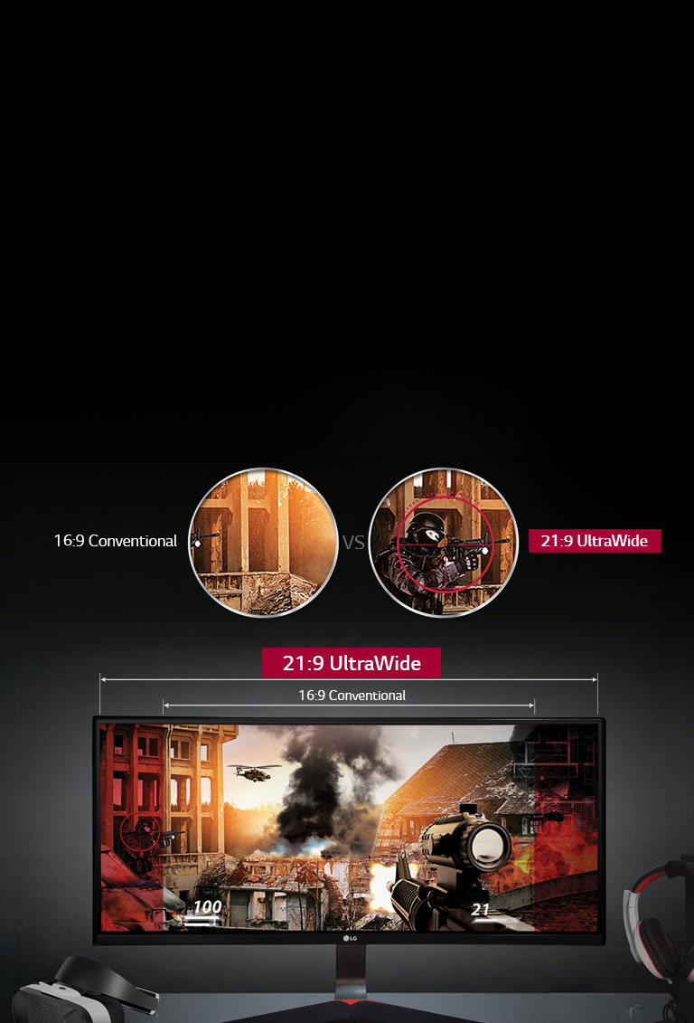 34 collu 21:9 UltraWide monitora spēļu..<br>2