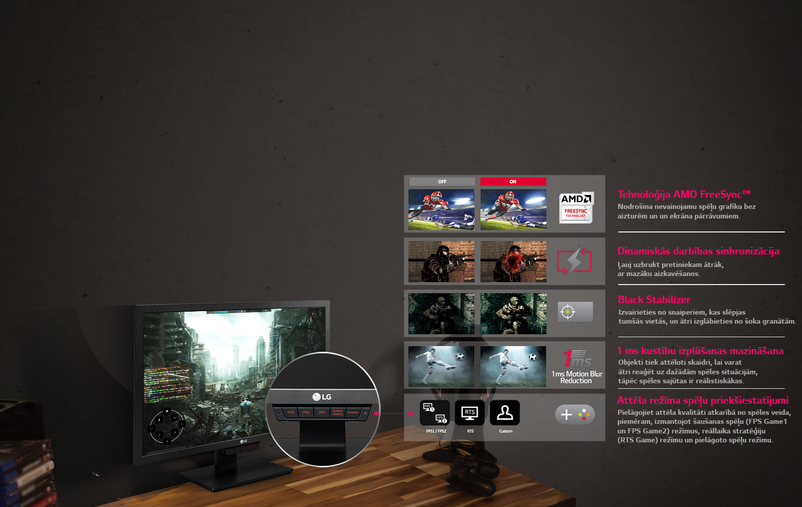 Spēļu režīms<br>1