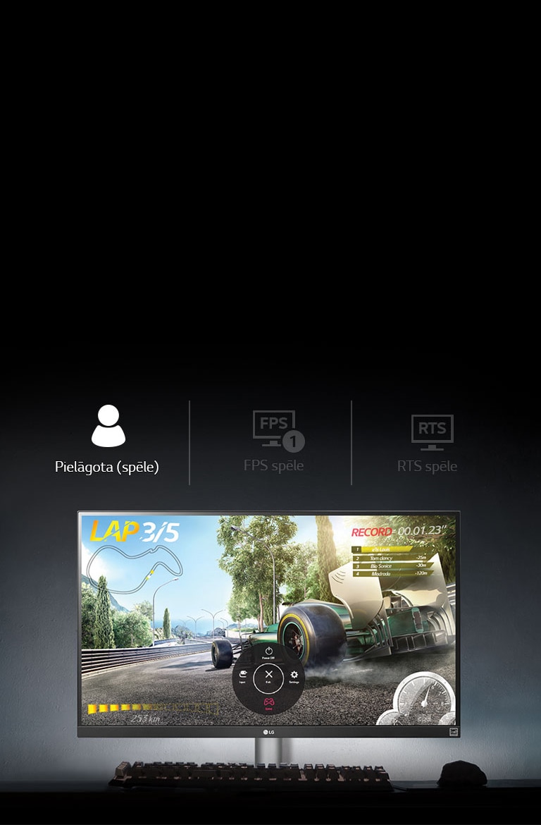 Pielāgojiet displeju jebkurai spēlei2