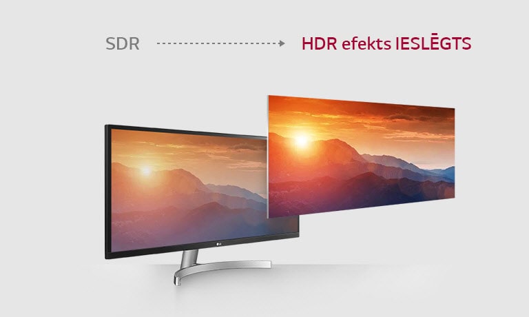 HDR efekts piemērots SDR saturam2