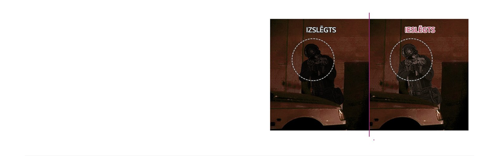 Tumsā uzbrūc pirmais