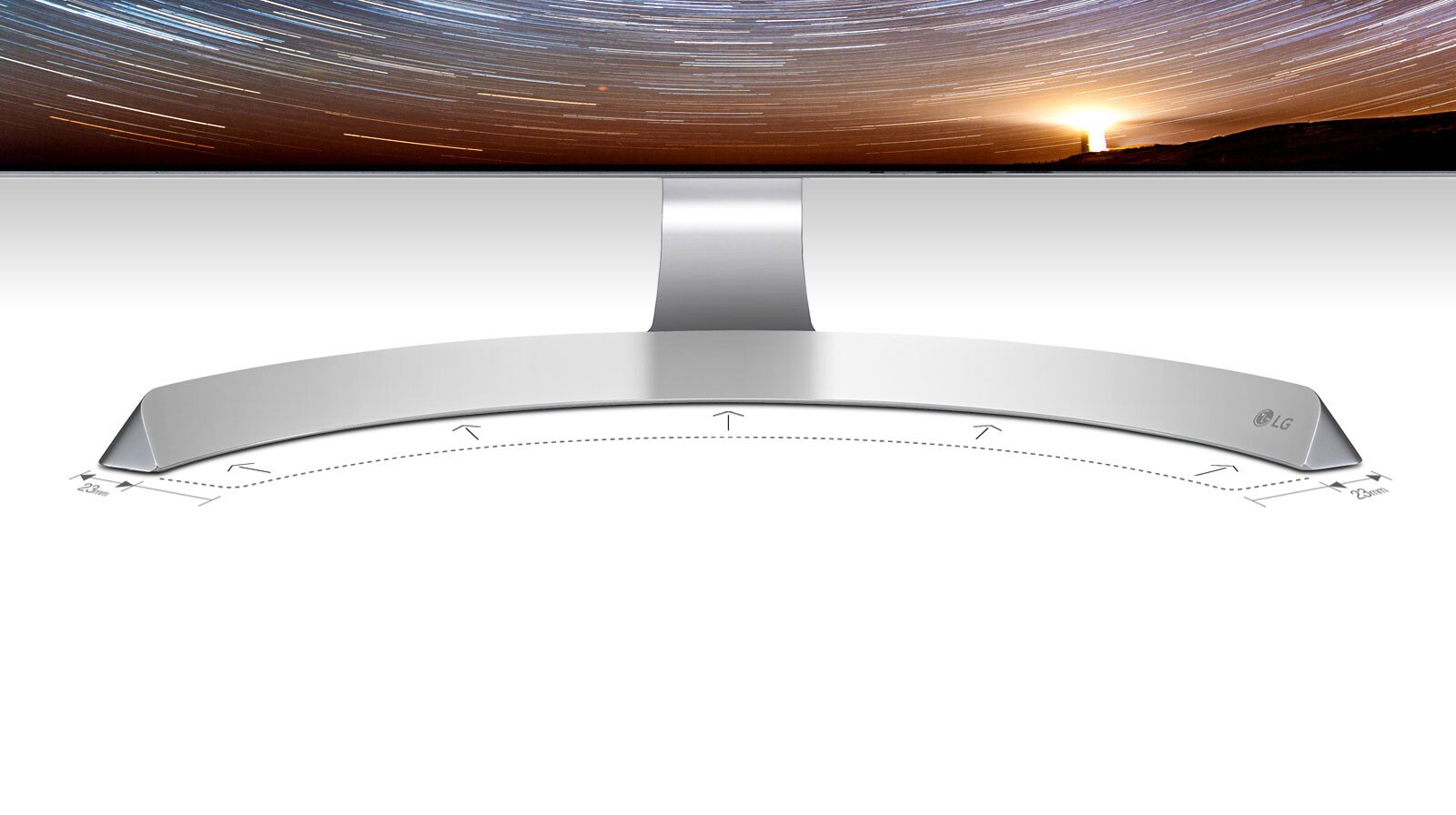 Izcils metāliskais, plānais statīvs ArcLine1