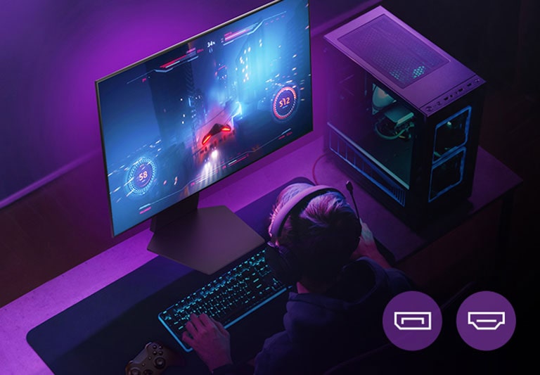 Spēlētāji var izbaudīt 240 atsvaidzes intensitāti, ko atbalsta DP 1.4 vai HDMI 2.1.