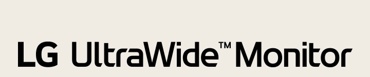 LG UltraWide Monitor logotips.