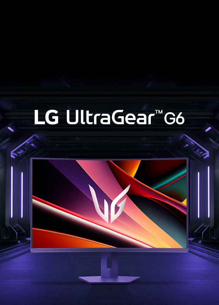 UltraGear™ OLED GX6 logotips ar UltraGear produkta attēls.