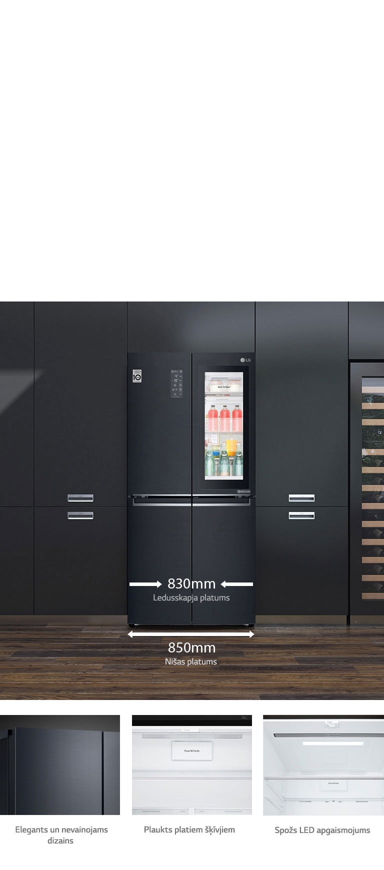 Šaurs ledusskapis šaurām vietām2