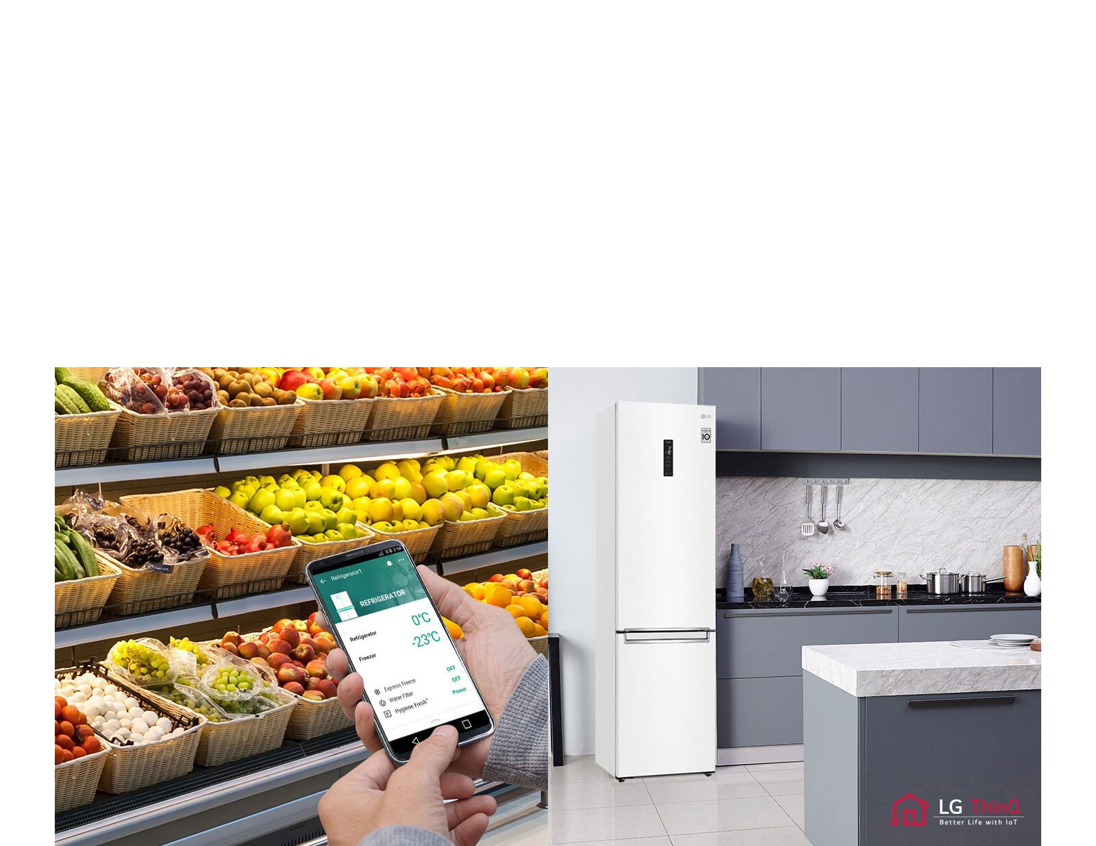 Attālināti regulējiet ledusskapja iestatījumus