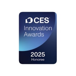 2025. gada CES Innovation Awards emblēma ar atsauci “Labākā inovācija”. 