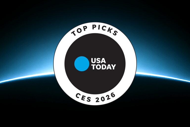 LG OLED evo AI W6 Wallpaper TV ir atzīts par USA Today CES 2026 labāko modeli.