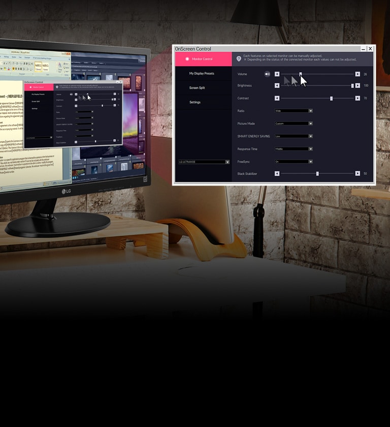Iestatiet pielāgotas opcijas,  veicot tikai vienu klikšķi