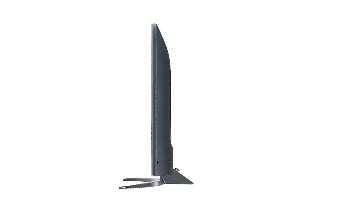 LG 65 collu UHD 4K televizors, sānu skats 90 grādu leņķi, 65UN74003LB, thumbnail 5