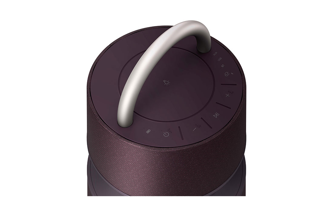 LG XBOOM 360 RP4 Burgundieša, Augšējais rokturis tuvplānā, RP4, thumbnail 5